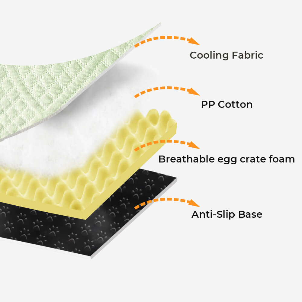Sofá cama ortopédico grande para perros lavable y refrigerante