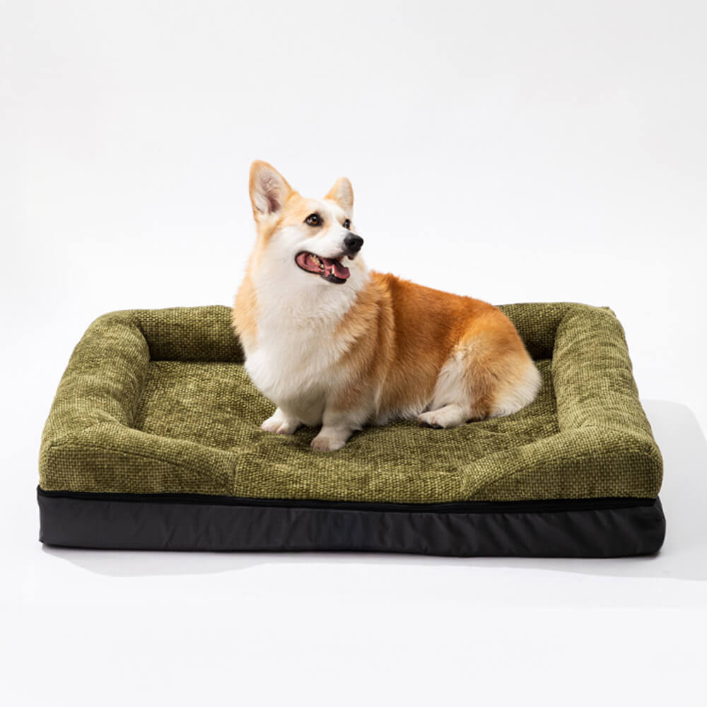 Camino acogedor y acogedor duradero ortopédico lavable y cama para perros y gatos
