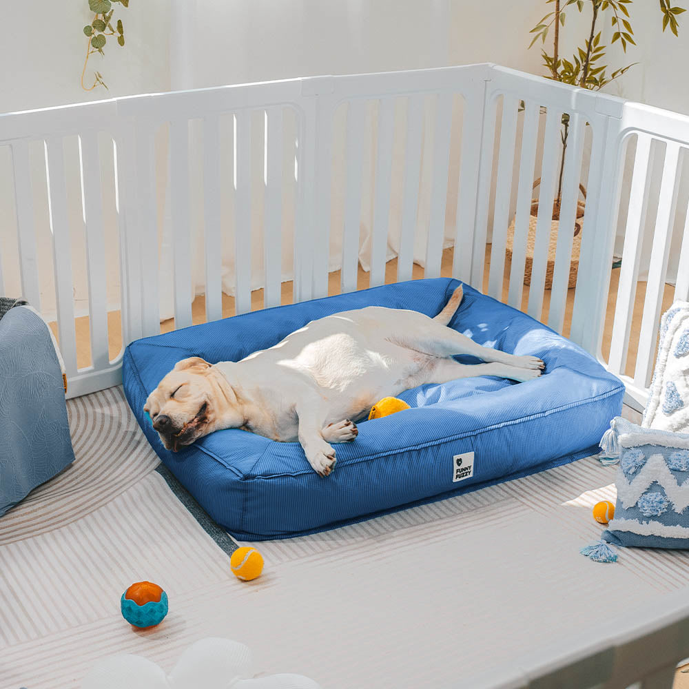 Cama para perro grande ortopédica y totalmente impermeable con soporte envolvente