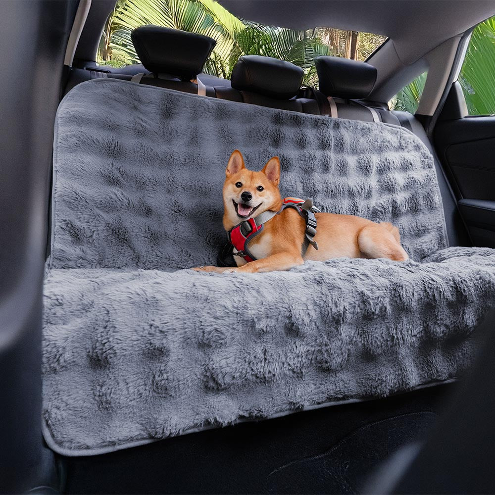 Fluffy acogedora manta calmante de mascota asiento para el asiento del asiento cubierta: surestep