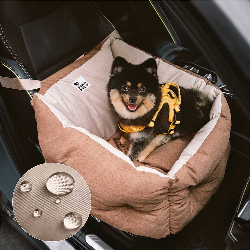 Protector de Viaje para Mascotas Impermeable y Elevado Cama de Coche para Perros Engrosada