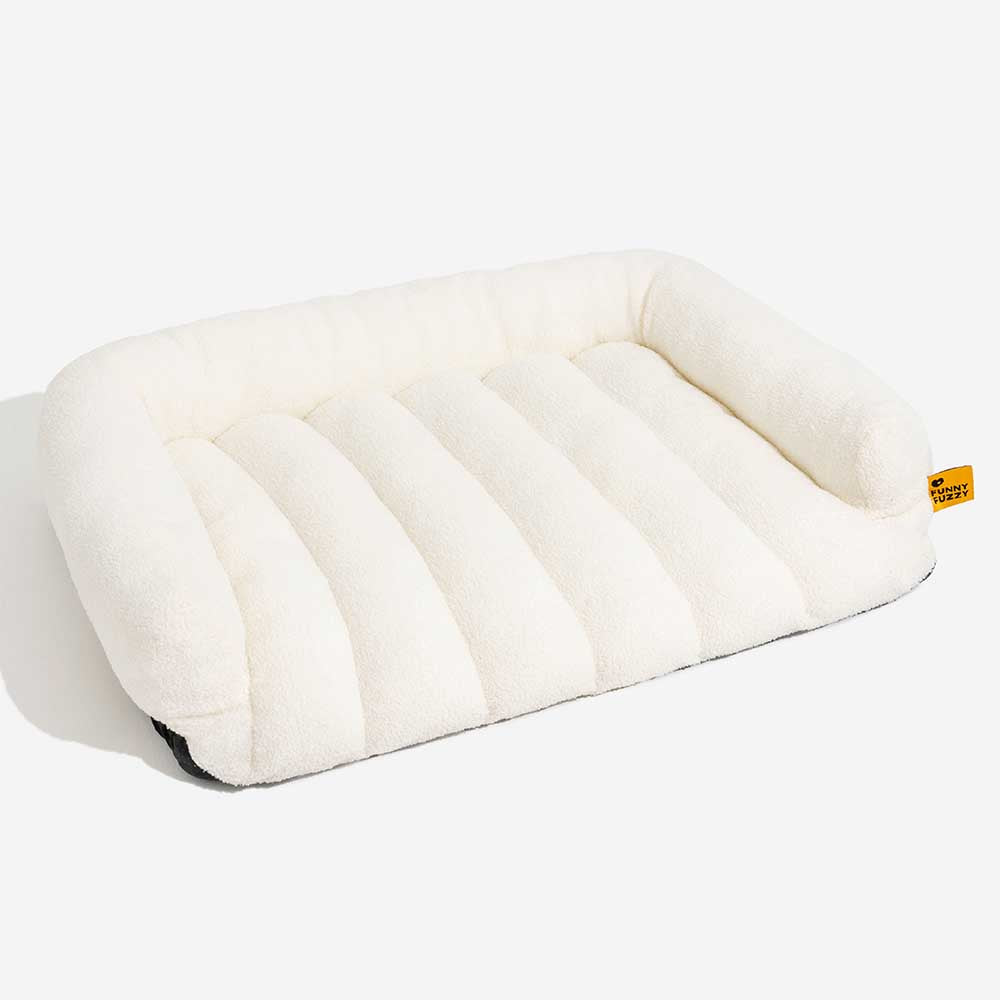 Bed de Golster de gato ortopédico de soporte de apoyo grande y grande - Naper nublado