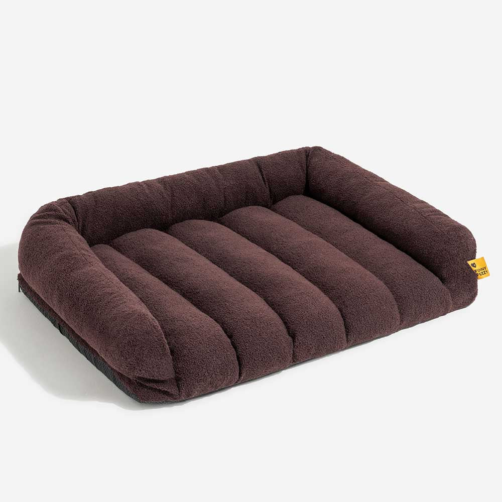 Bed de Golster de gato ortopédico de soporte de apoyo grande y grande - Naper nublado