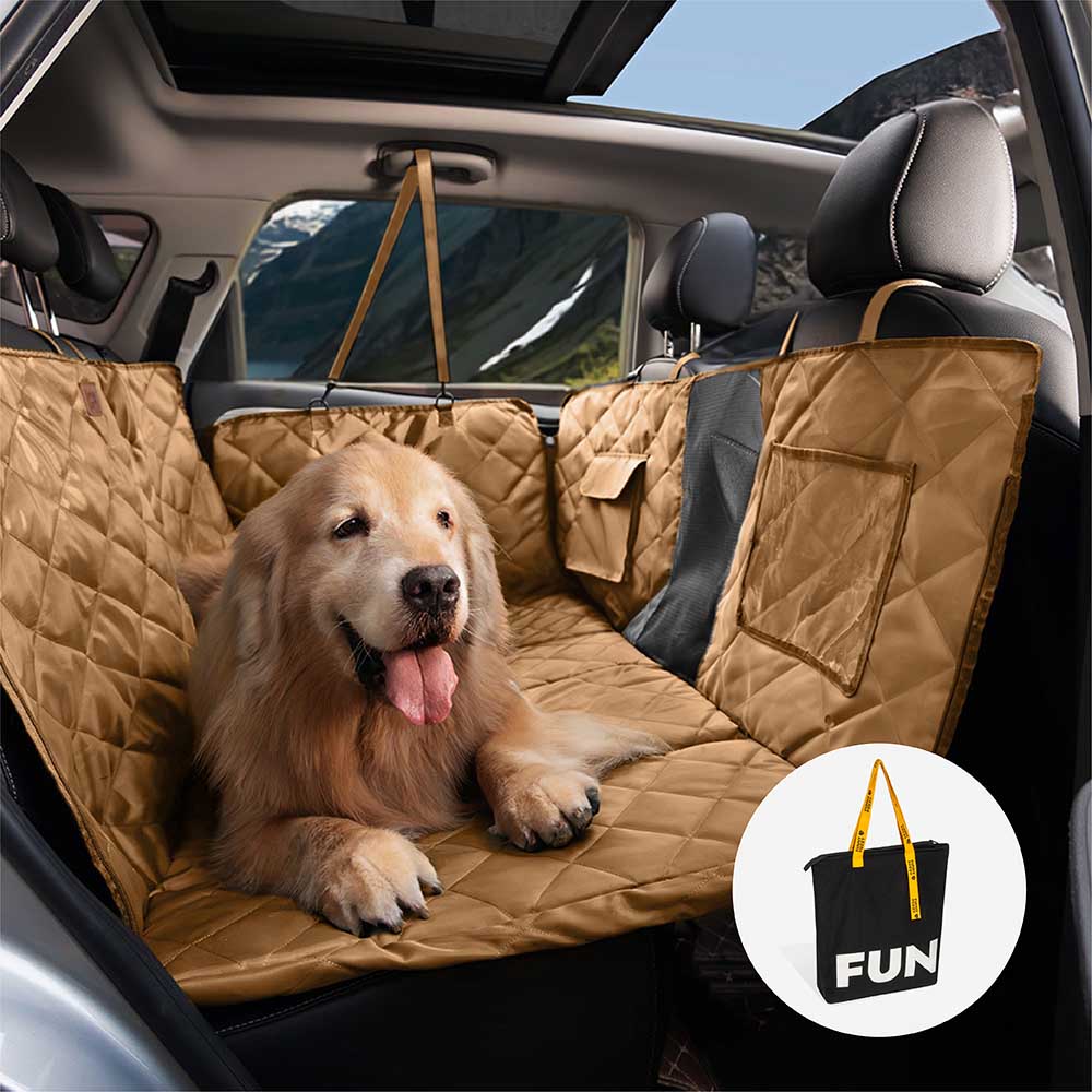 Extensión de asiento trasero para perros móvil para dormitorio extra grande y de cobertura total - Ideal para viajar y acampar