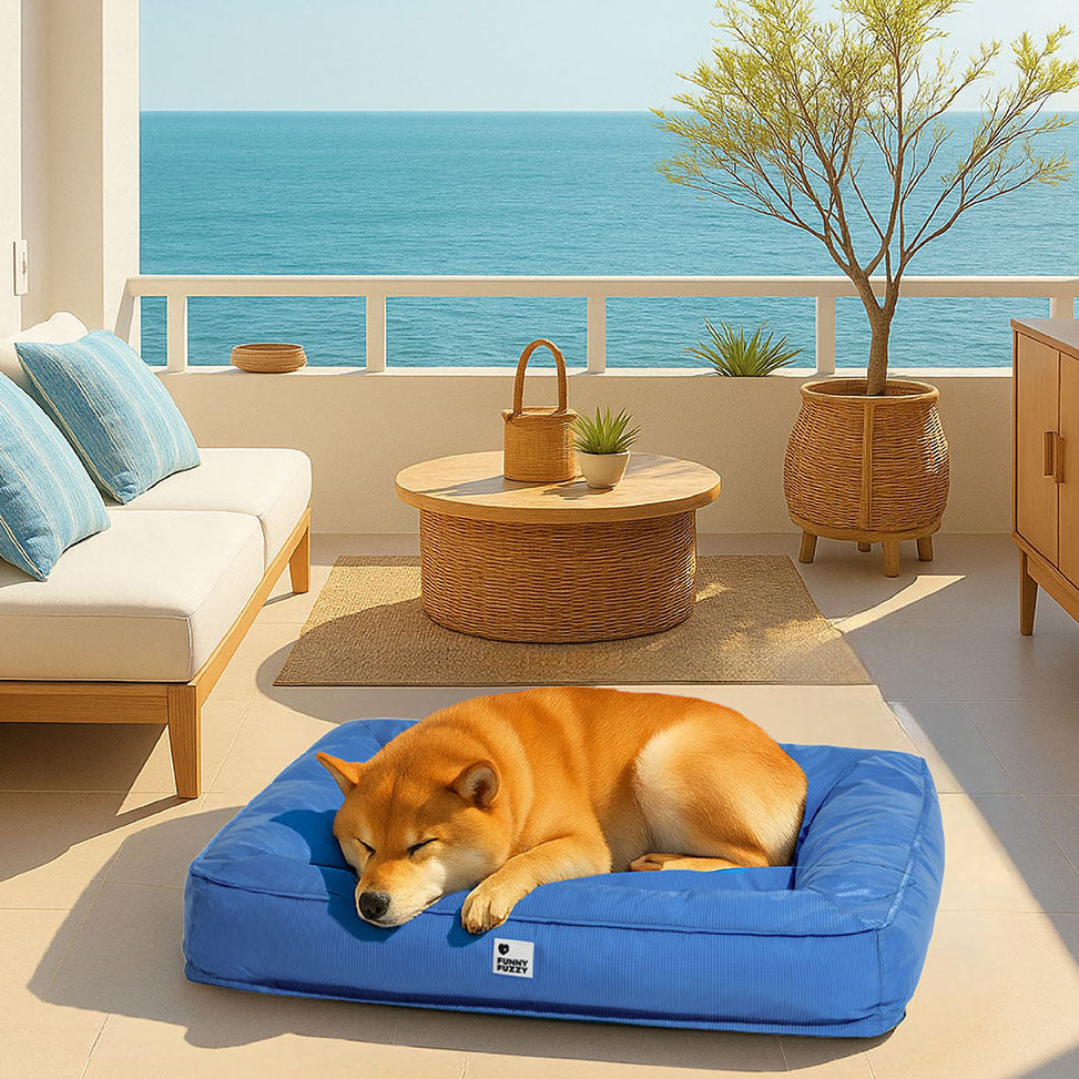 Cama grande impermeável para cães com suporte surround totalmente ortopédico