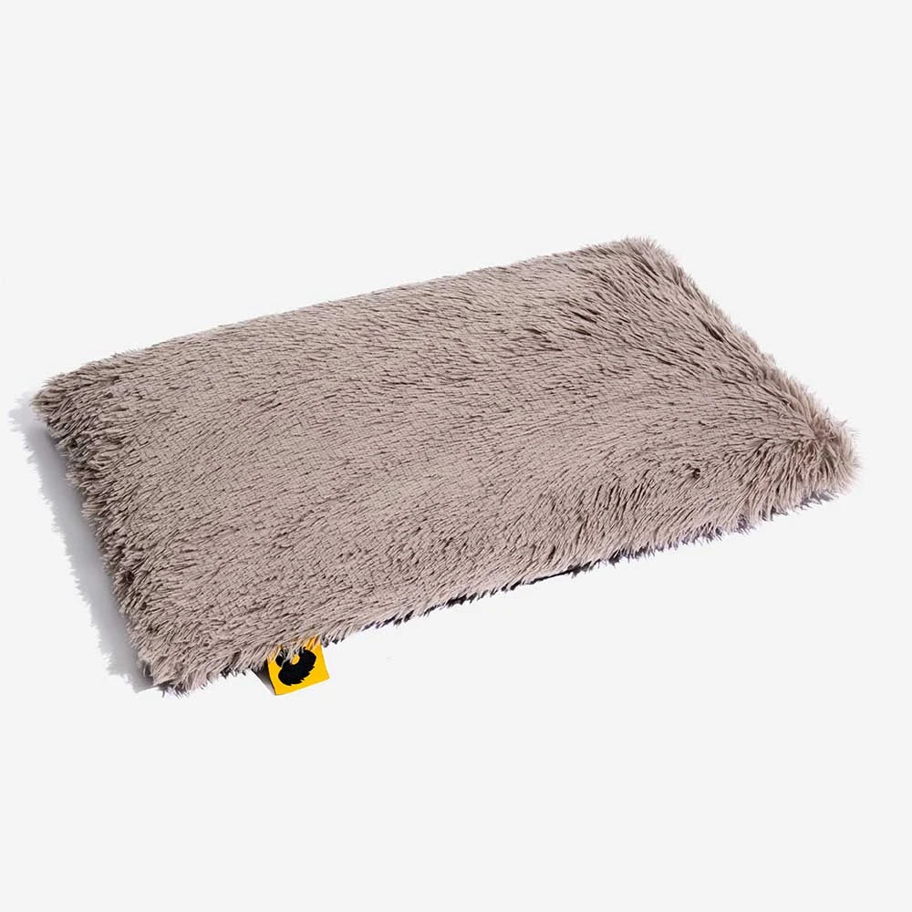 Alfombra para perros calmante de felpa extraíble de doble cara con diseño clásico de cuadros