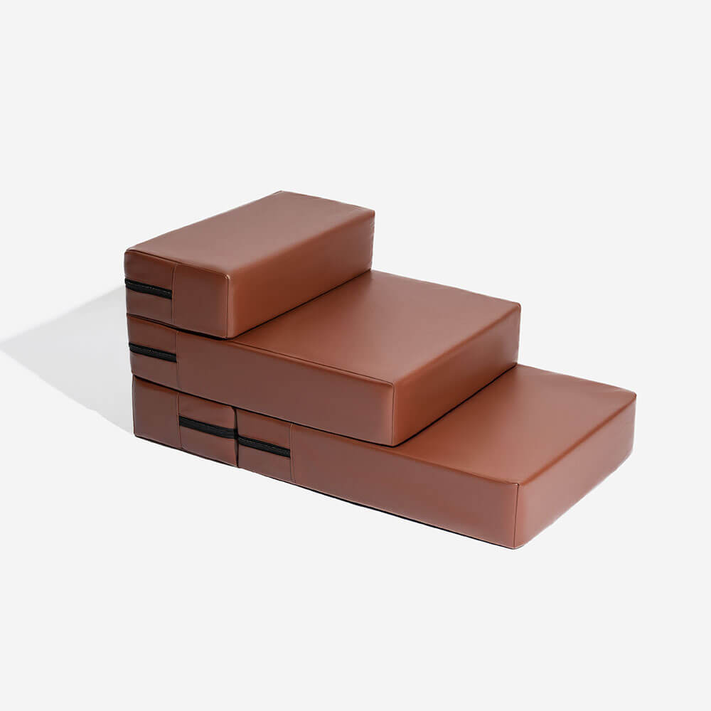 Escalera para mascotas modular de múltiples niveles de cuero PU impermeable y lavable
