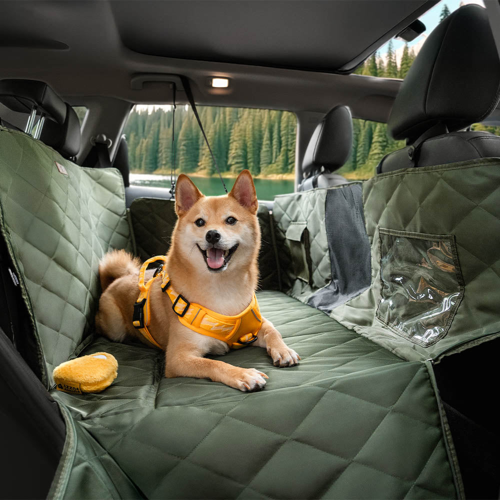 Extensión de asiento trasero para perros móvil para dormitorio extra grande y de cobertura total - Ideal para viajar y acampar