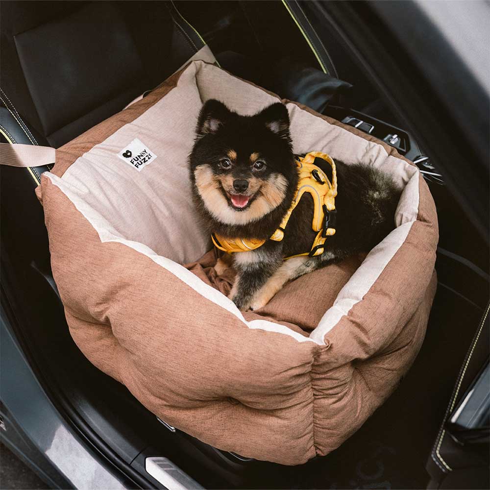 Reiseschutz-Booster, wasserdichtes, erhöhtes und verdicktes Hunde-Autositzbett