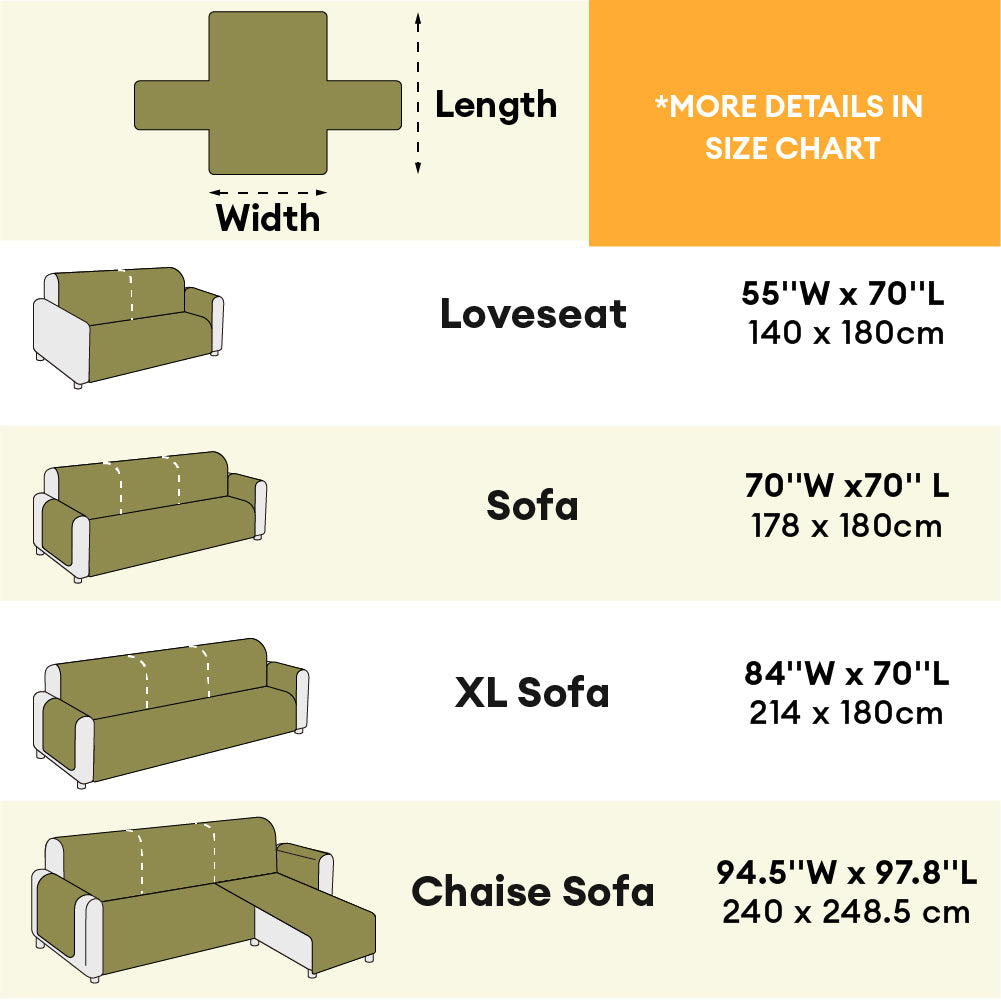 Muebles impermeables para muebles protector de mascotas de mascotas cubiertas de cubierta