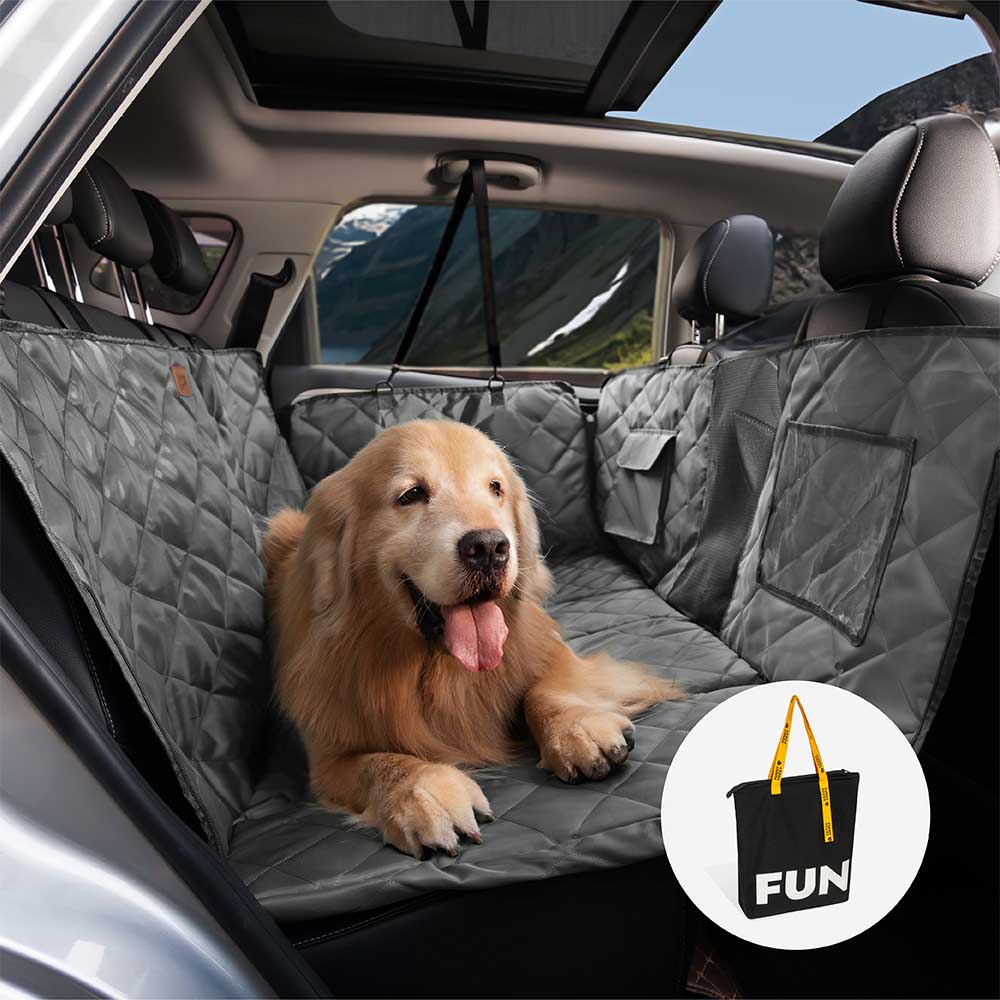 Extensión de asiento trasero para perros móvil para dormitorio extra grande y de cobertura total - Ideal para viajar y acampar