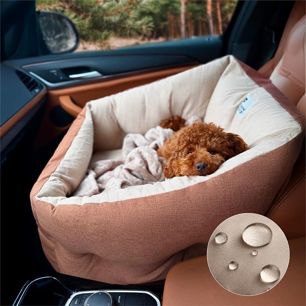Protector de Viaje para Mascotas Impermeable y Elevado Cama de Coche para Perros Engrosada