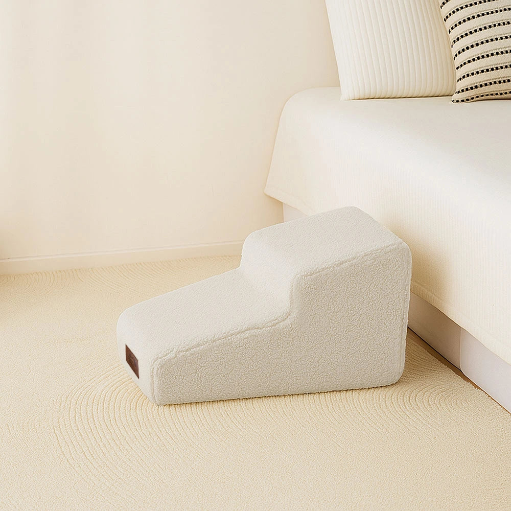 Ayuda para escalar para el acceso a la cama y el sofá Protección articular Rampa de perro blanda escalones