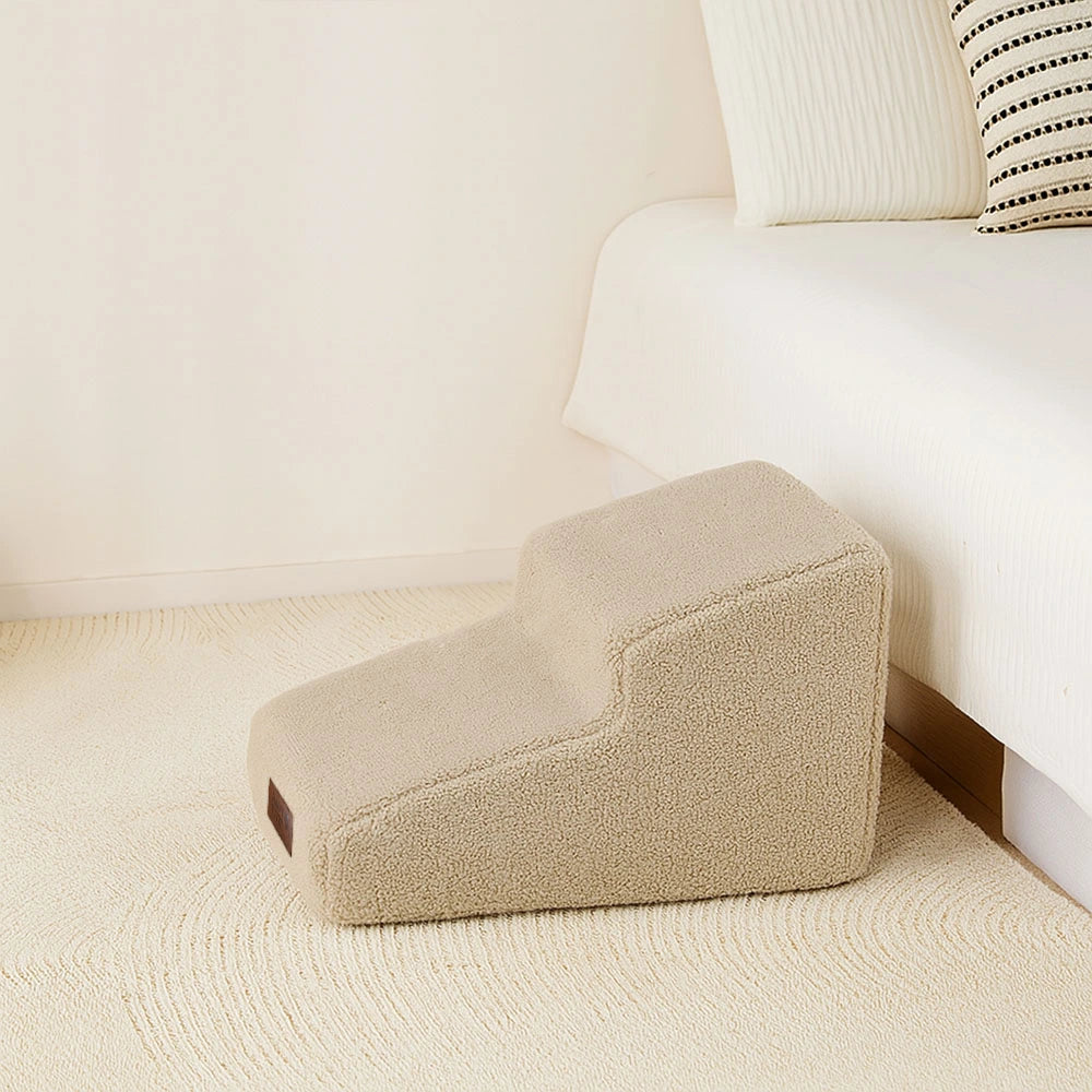 Ayuda para escalar para el acceso a la cama y el sofá Protección articular Rampa de perro blanda escalones