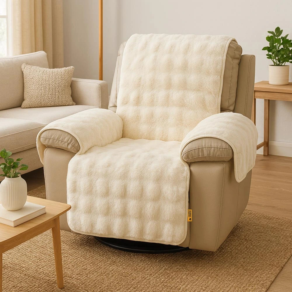 Fluffy suave muebles suaves de la cubierta del sofá de los muebles