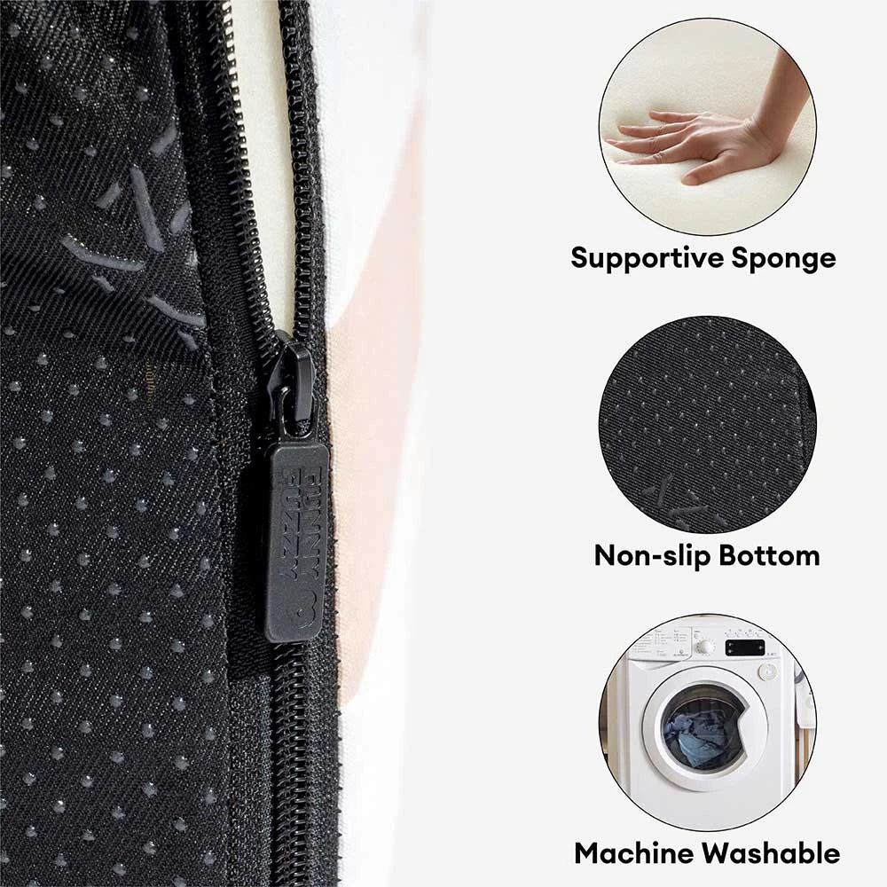 Escalera de mascotas antideslizante de esponja extraíble de rayas de moda - SafeStep