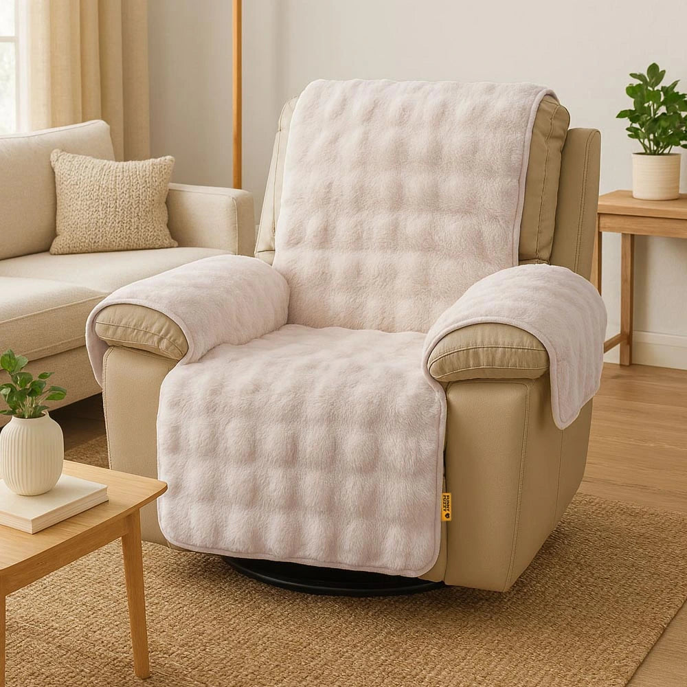 Fluffy suave muebles suaves de la cubierta del sofá de los muebles