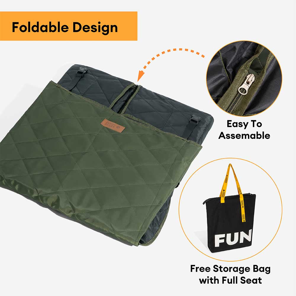 Extension de siège arrière pour chien extra-large à couverture complète pour chambre à coucher mobile - Idéal pour les voyages et le camping