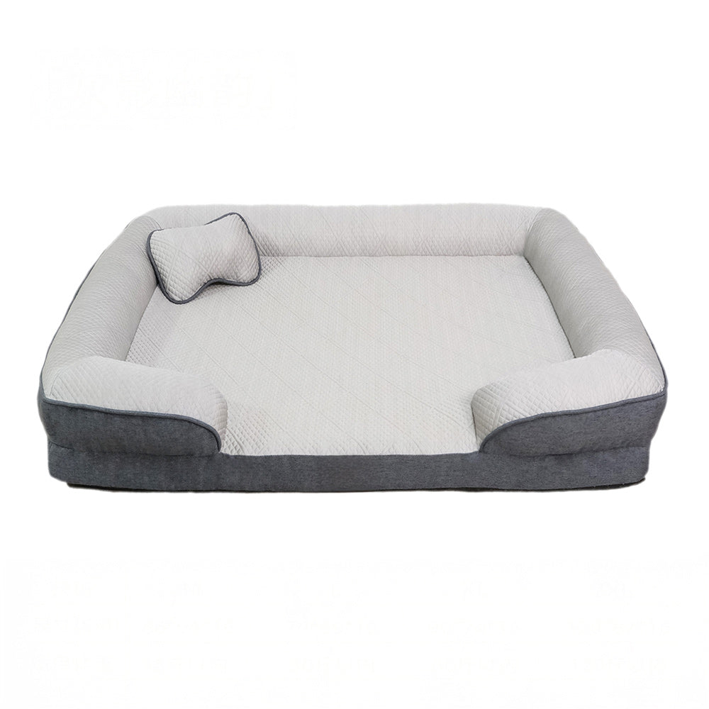 Sofá cama ortopédico grande para perros lavable y refrigerante