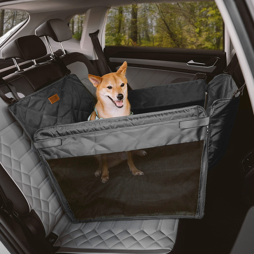 Extensión de asiento trasero para perros móvil para dormitorio extra grande y de cobertura total - Ideal para viajar y acampar