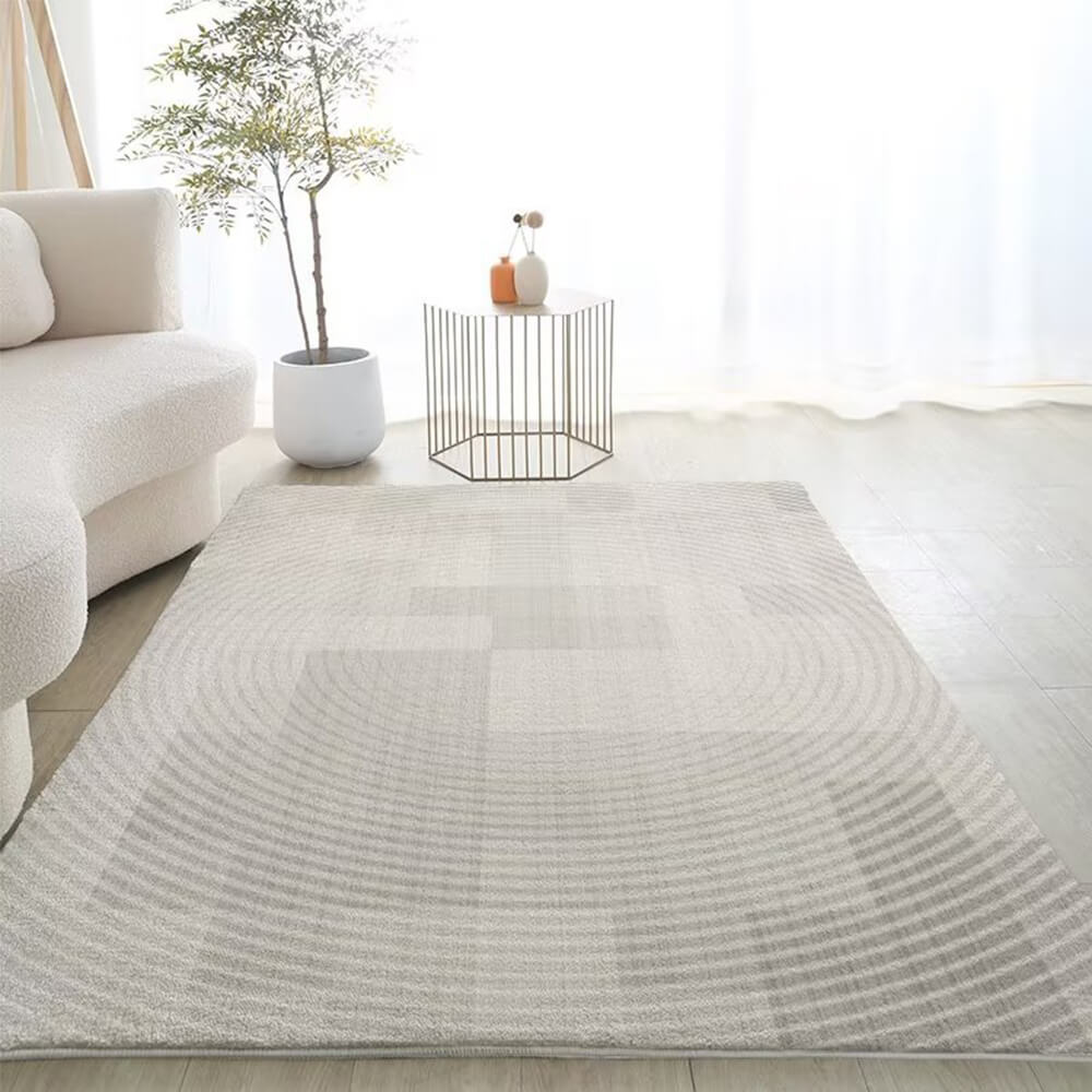 Alfombra casera de cachemir de moda moderno de estilo moderno a cuadros