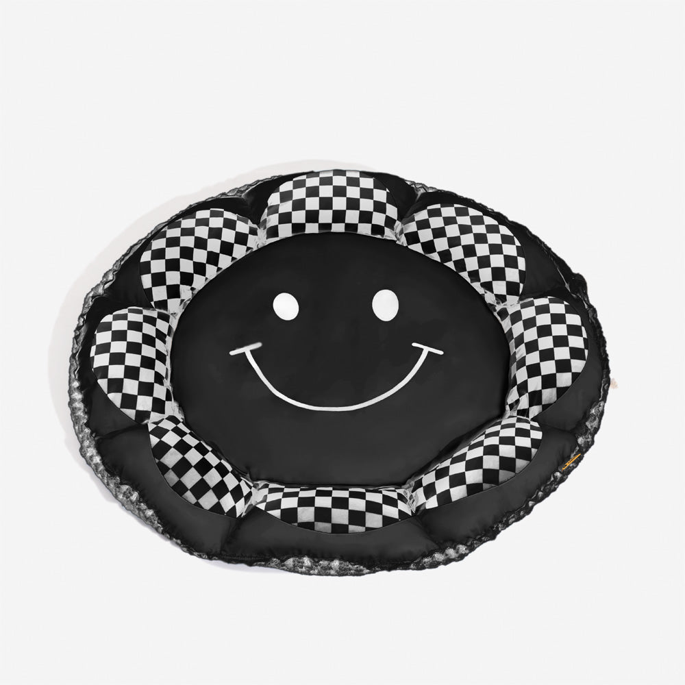 Cama para perros redonda con colchón de refrigeración reversible de doble cara