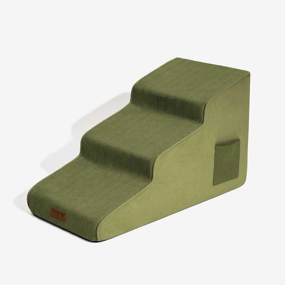 Escalones para mascotas de esponja desmontable antideslizante extra anchos de chenilla - SafeRamp