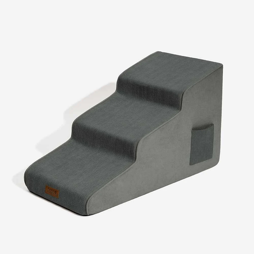 Escalones para mascotas de esponja desmontable antideslizante extra anchos de chenilla - SafeRamp