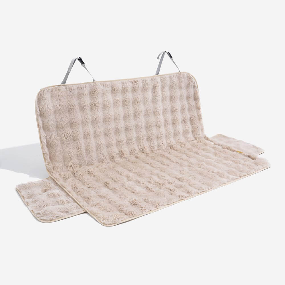Fluffy acogedora manta calmante de mascota asiento para el asiento del asiento cubierta: surestep