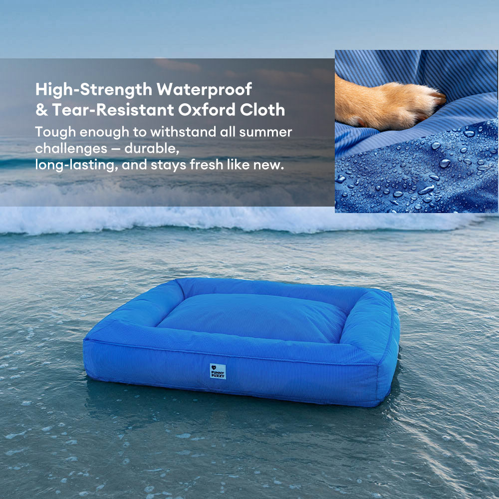 Cama grande impermeável para cães com suporte surround totalmente ortopédico