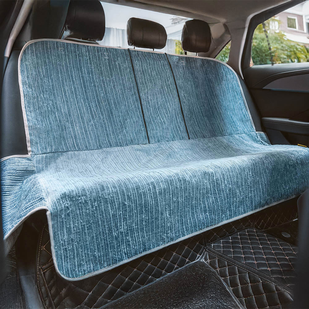 Protector del asiento del asiento de la mascota de chenilla a rayas impermeables