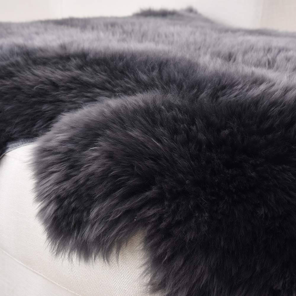 Alfombra de cachemira irregular suave y lujosa - comodidad acogedora para su hogar