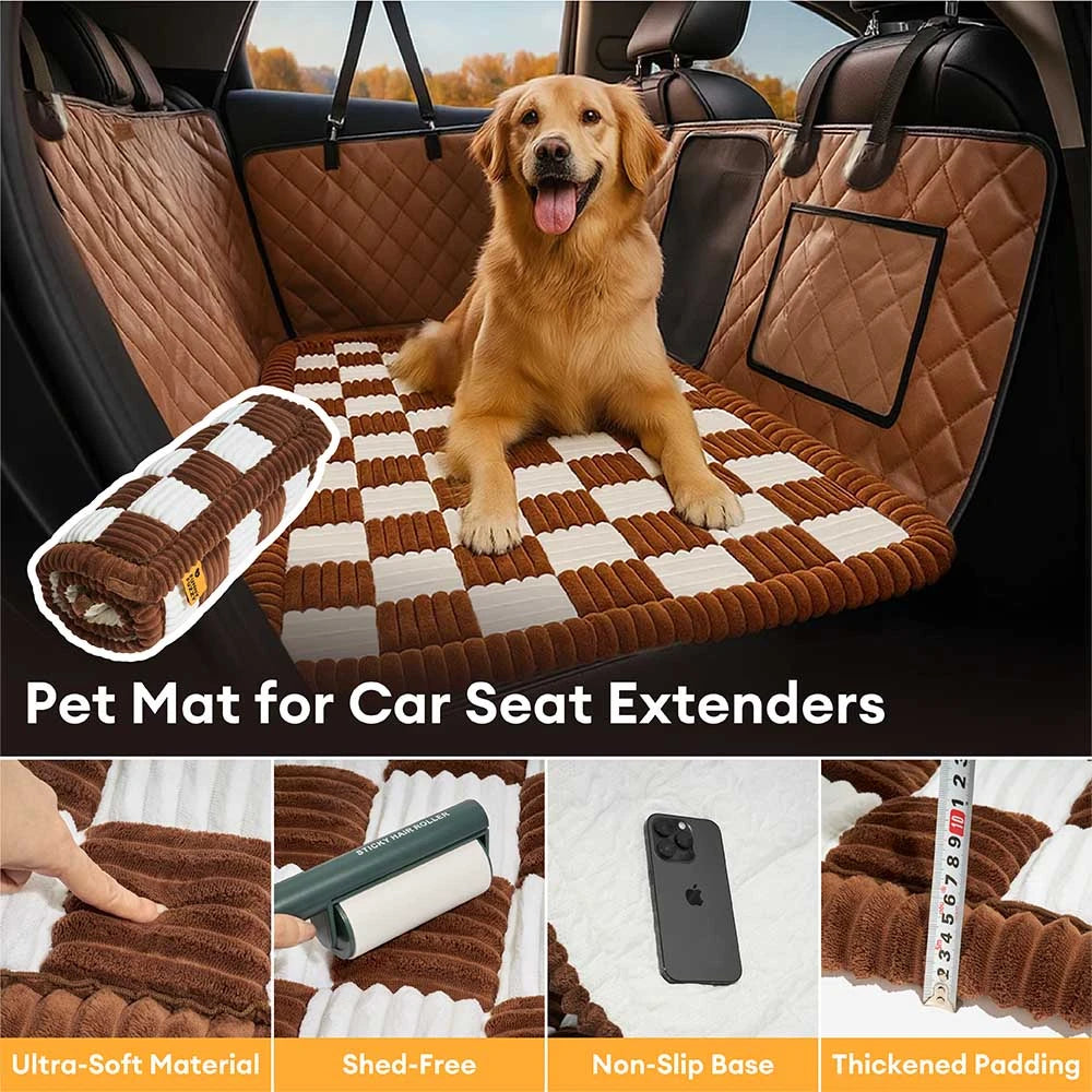 Funda hamaca impermeable para perro de cuero sintético premium – RideProtector