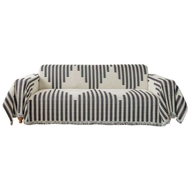 Cubierta del sofá de decoración del hogar anti-sorteo de tela chenille para todas las sábanas