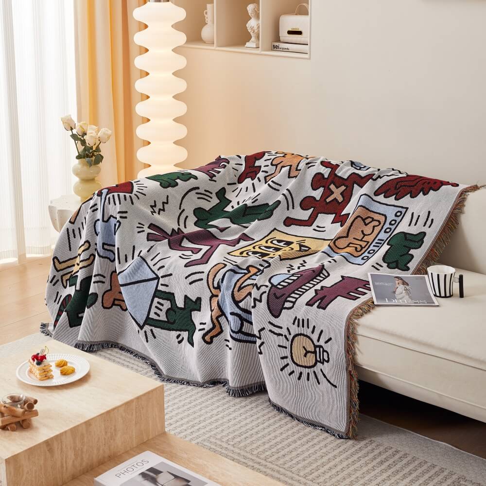 Housse de Protection de meubles à motif bohème, décoration de canapé, résistante à l'usure