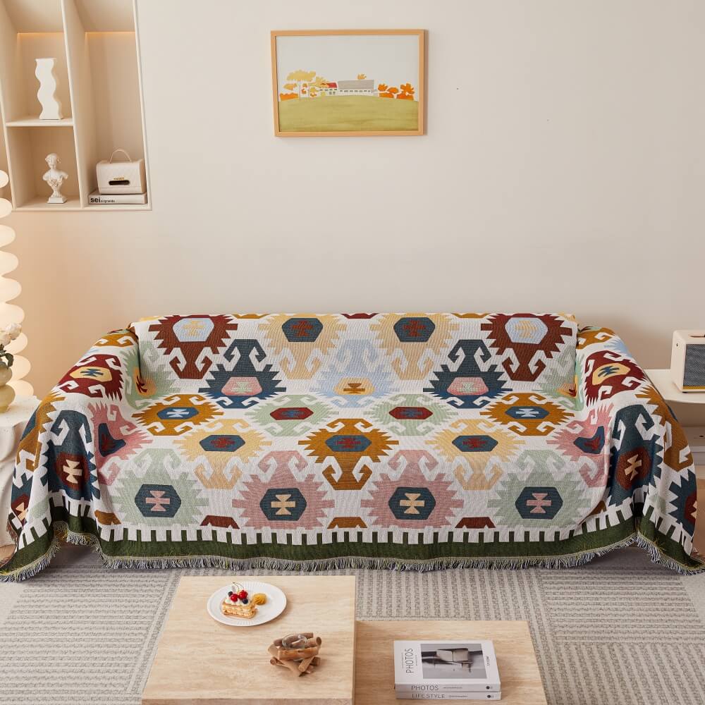 Housse de Protection de meubles à motif bohème, décoration de canapé, résistante à l'usure