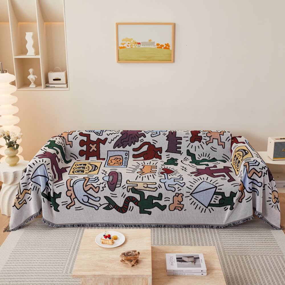 Housse de Protection de meubles à motif bohème, décoration de canapé, résistante à l'usure