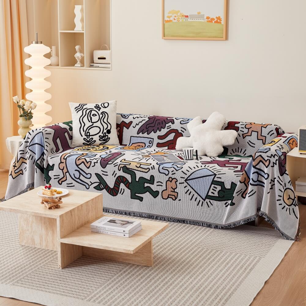 Housse de Protection de meubles à motif bohème, décoration de canapé, résistante à l'usure