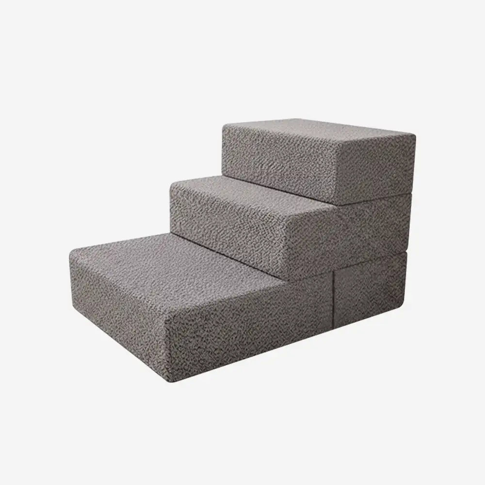 Chenille Durable Scratch-Resistant Foldable Blocks Multi-Level Dog Stairs