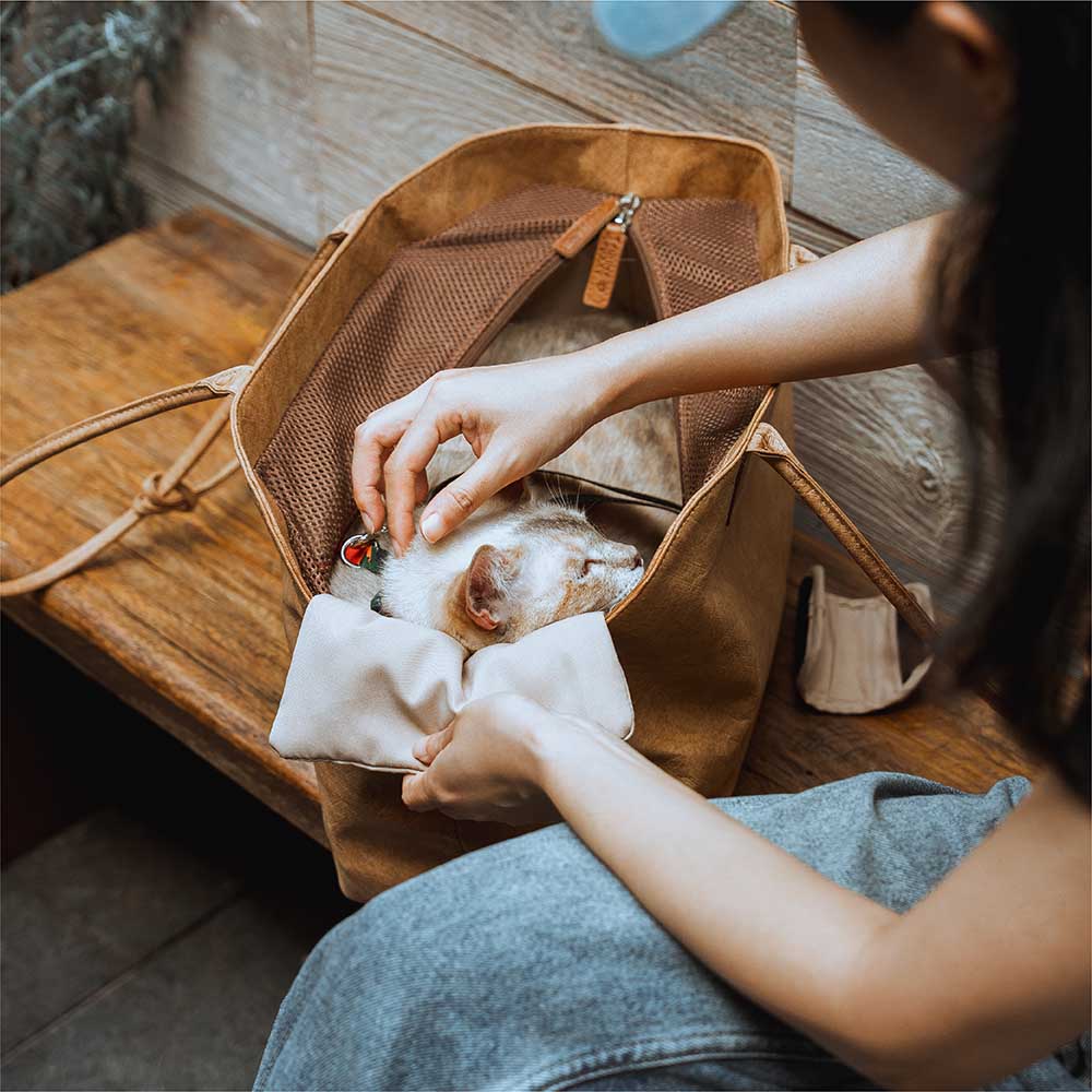 Transportín para mascotas impermeable y ecológico Dupont Vogue - City Roamer