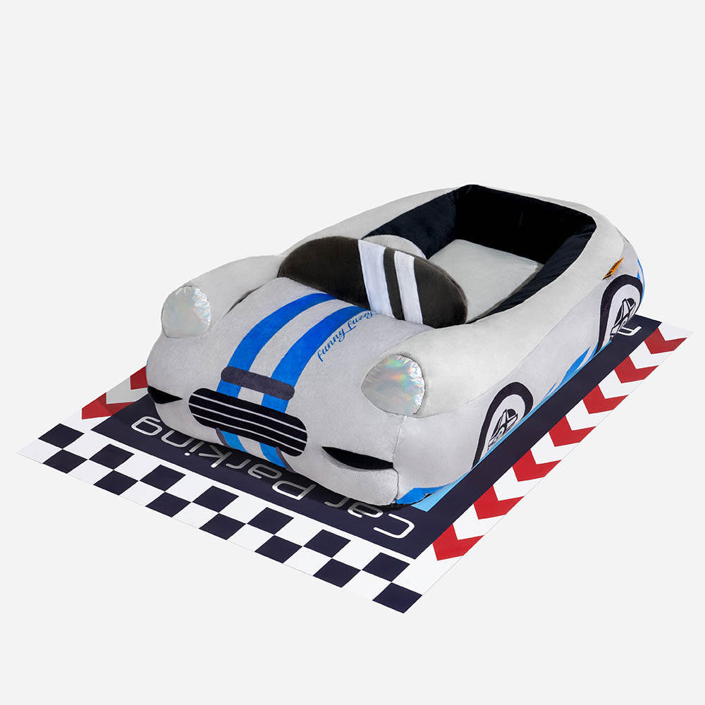 Cama de mascotas de autos de carreras convertibles clásicos - Fast & Fur