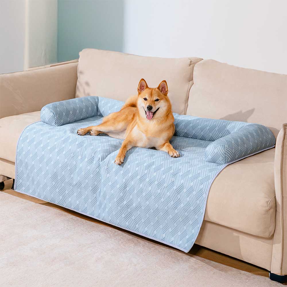 Cubierta de sofá para perros con almohadilla antideslizante y refrigerante - Chill Guard