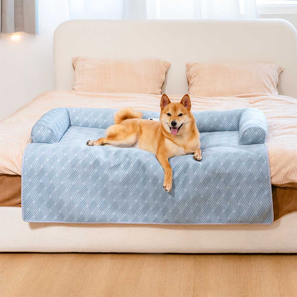 Cubierta de sofá para perros con almohadilla antideslizante y refrigerante - Chill Guard