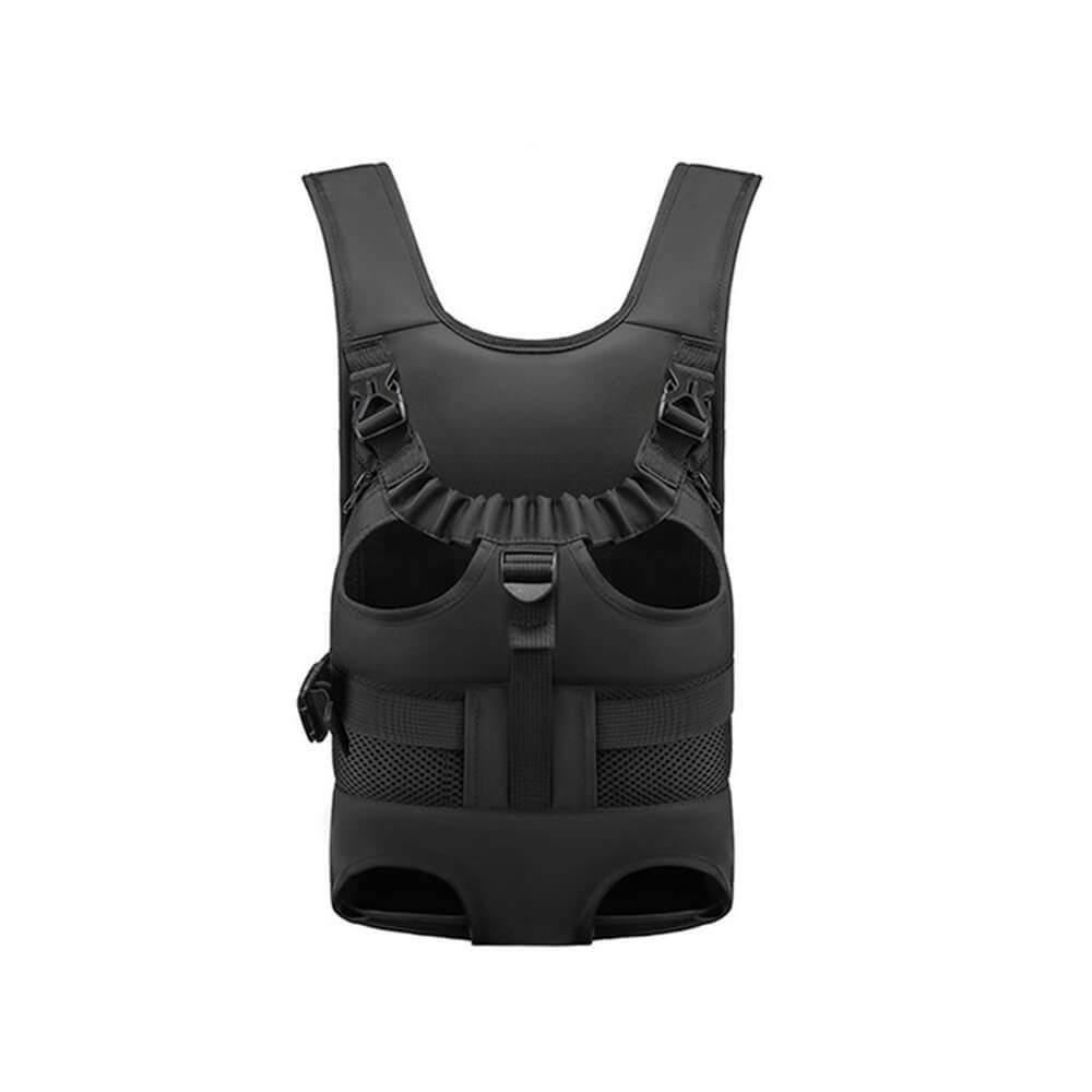 Mochila para perros portátil, ajustable y transpirable con asa frontal