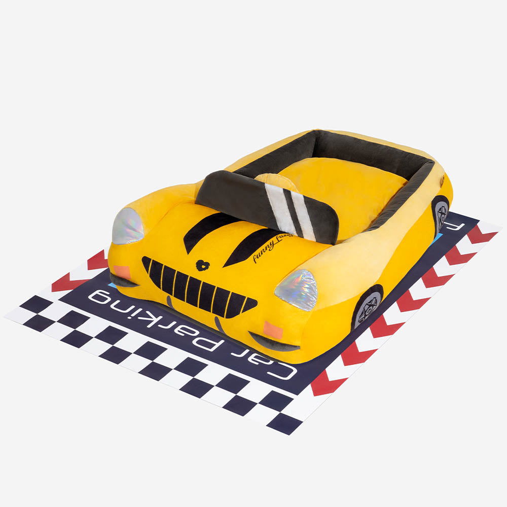Cama de mascotas de autos de carreras convertibles clásicos - Fast & Fur