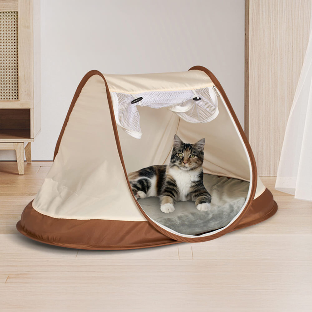 Tienda plegable y portátil de tela Oxford para perros y gatos