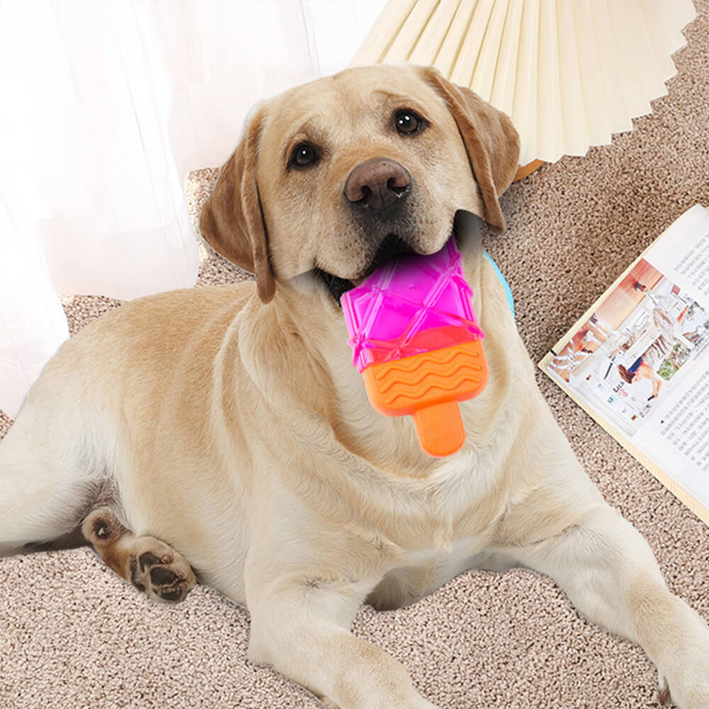 Juguete para perros de TPR duradero de la paleta congelable