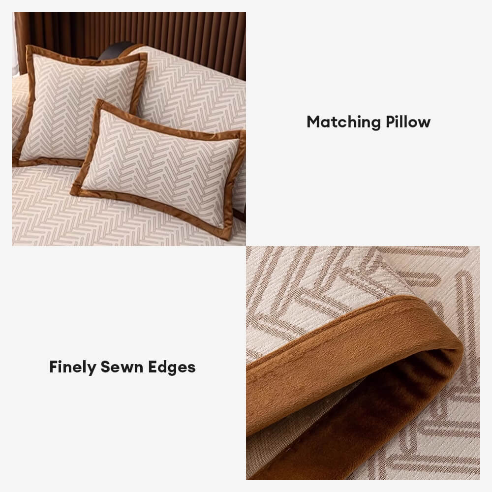 Cubierta moderna de Herringbone Chenille Chenille anti-scratch sin deslizamiento