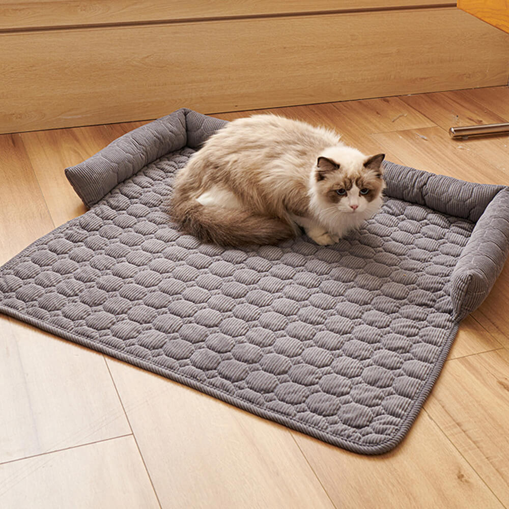 Manta de felpa perlada ultrasuave para perros, protector de muebles