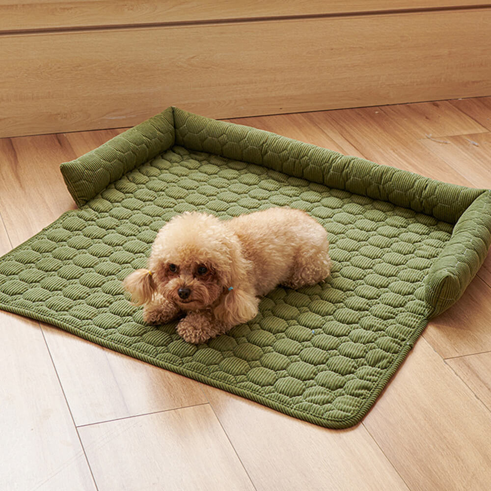 Manta de felpa perlada ultrasuave para perros, protector de muebles